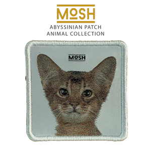 Parche Cachorro Gato Abisinio Mosh: Curiosidad y Agilidad