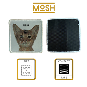 Parche Cachorro Gato Abisinio Mosh: Curiosidad y Agilidad