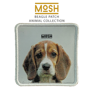 Parche cachorro Beagle Mosh: Alegría y Lealtad para tu Gorra Valentina