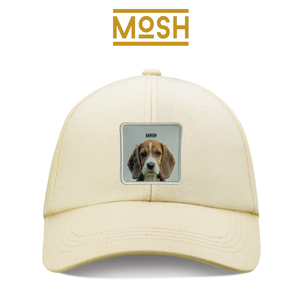 Parche cachorro Beagle Mosh: Alegría y Lealtad para tu Gorra Valentina