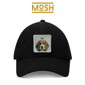 Parche cachorro Beagle Mosh: Alegría y Lealtad para tu Gorra Valentina