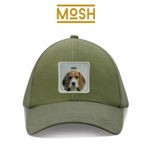 Parche cachorro Beagle Mosh: Alegría y Lealtad para tu Gorra Valentina