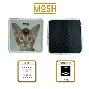 Parche Cachorro Gato Somalí Mosh: Alegría y Espíritu Libre