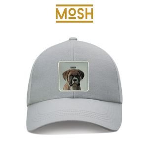 Parche cachorro Boxer Mosh: Fuerza y Coraje para tu Gorra Valentina