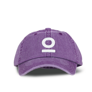 Mosh Lola lila logo 3D bordado blanco