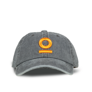 Mosh Lola gris logo brodat 3D taronja 