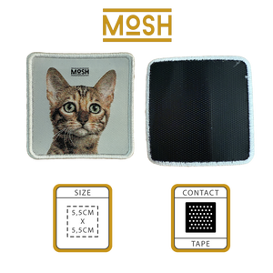 Parche Cachorro Gato de Bengala Mosh: Espíritu Salvaje y Aventura