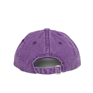 Mosh Lola lila logo 3D bordado blanco