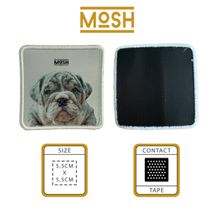 Parche Cachorro Bulldog Inglés Mosh: Paz y Dignidad