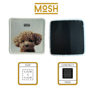 Parche Cachorro Caniche Mosh: Inteligencia y Alegría