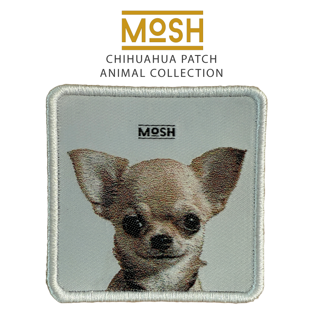 Parche Cachorro Chihuahua Mosh: Valor y Espíritu