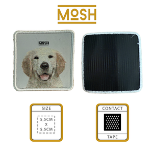 Parche Cachorro Golden Retriever Mosh: Alegría y Lealtad