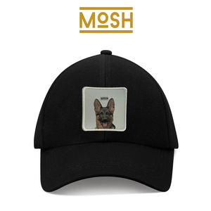 Parche Cachorro Pastor Alemán Mosh: Lealtad y Fortaleza