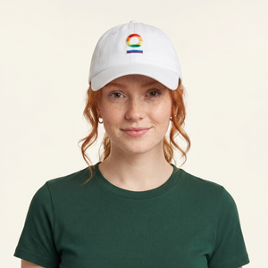 Mosh Lola white multicolor embroidered logo 
