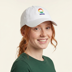 Mosh Lola white multicolor embroidered logo 