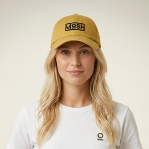Mosh Lola khaki 3D logo embroidery black 
