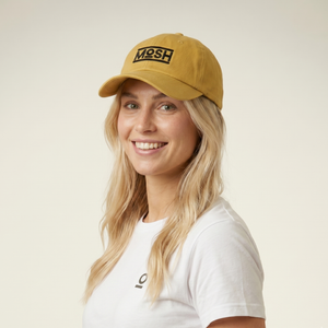 Mosh Lola khaki 3D logo embroidery black 