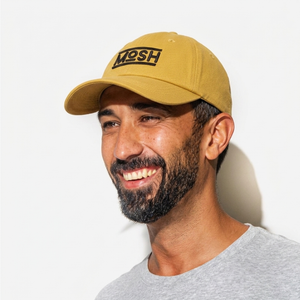 Mosh Lola khaki 3D logo embroidery black 