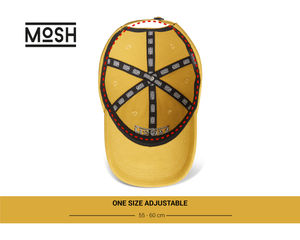 Mosh Lola caqui logo 3D bordado negro