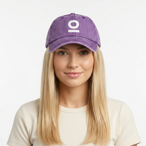 Mosh Lola lilac 3D logo embroidery white