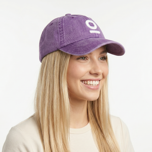Mosh Lola lilac 3D logo embroidery white