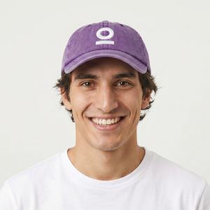 Mosh Lola lilac 3D logo embroidery white