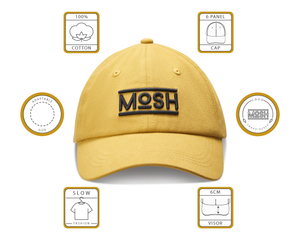 Mosh Lola caqui logo 3D bordado negro