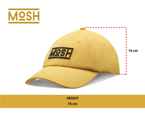 Mosh Lola khaki 3D logo embroidery black 