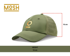 Mosh Lola neoprene green logo PU