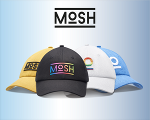 Mosh Lola khaki 3D logo embroidery black 