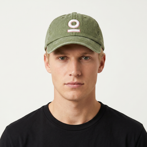 Mosh Lola green 3D logo embroidery white/pink 