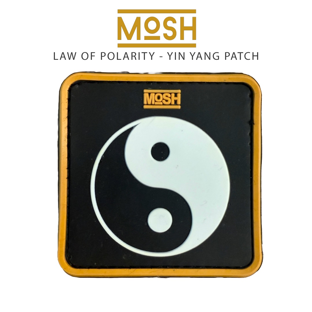 Patch Lei da Polaridade Mosh: Equilíbrio Yin Yang
