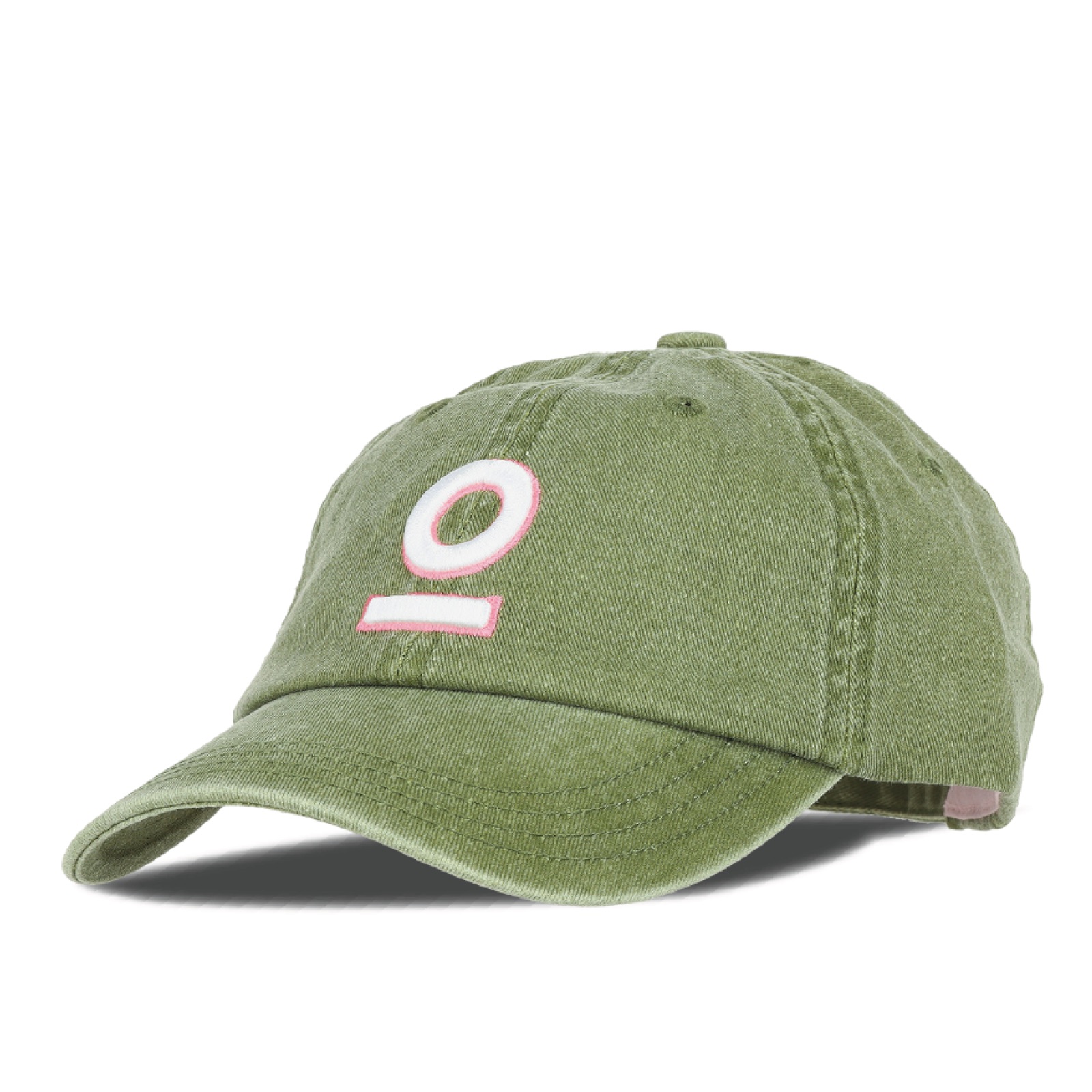 Mosh Lola Cap Grün, 3D-Logo Weiß/Rosa bestickt