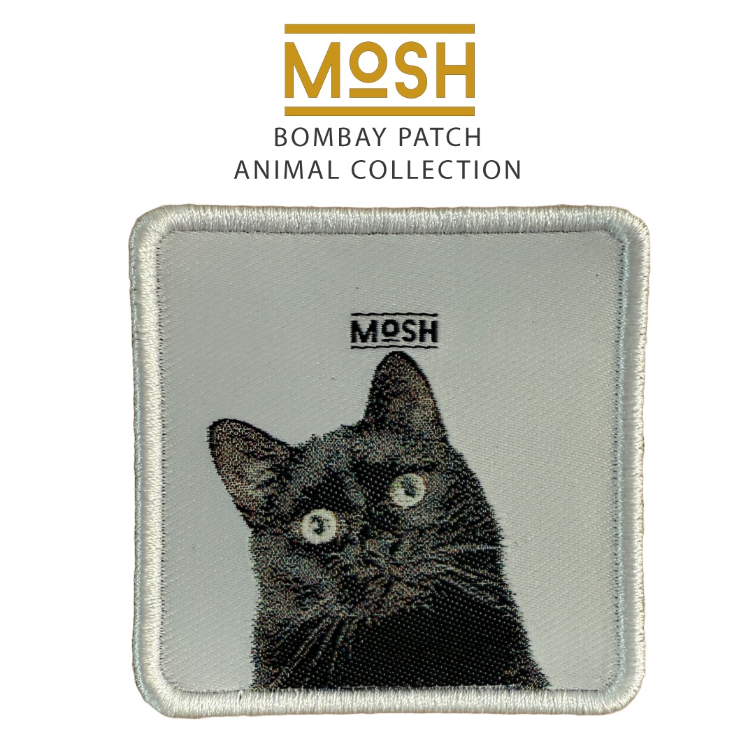 Parche Cachorro Gato Bombay Mosh: Misterio y Elegancia