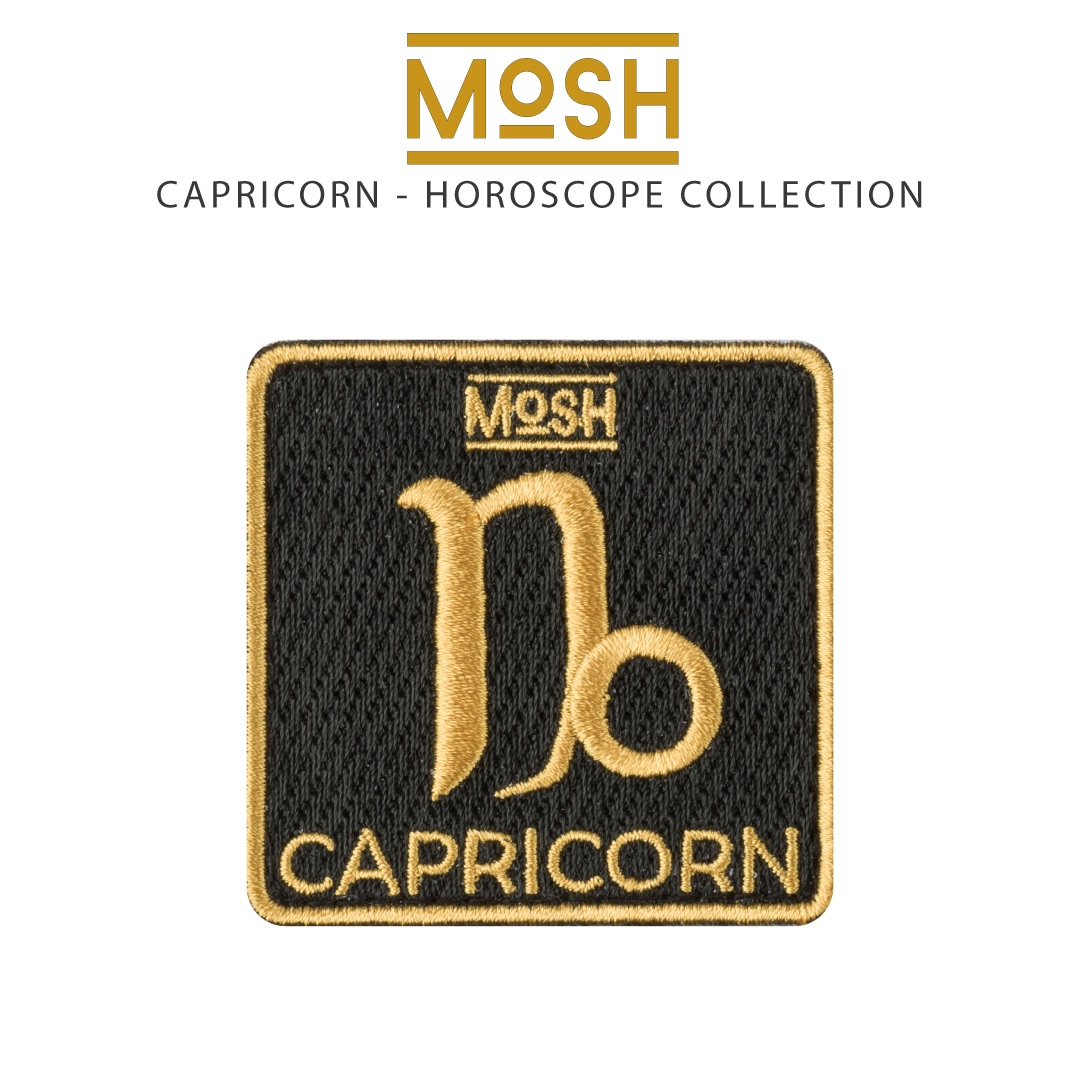 Parche Capricornio Mosh: Ambición y Manifestación Disciplinada