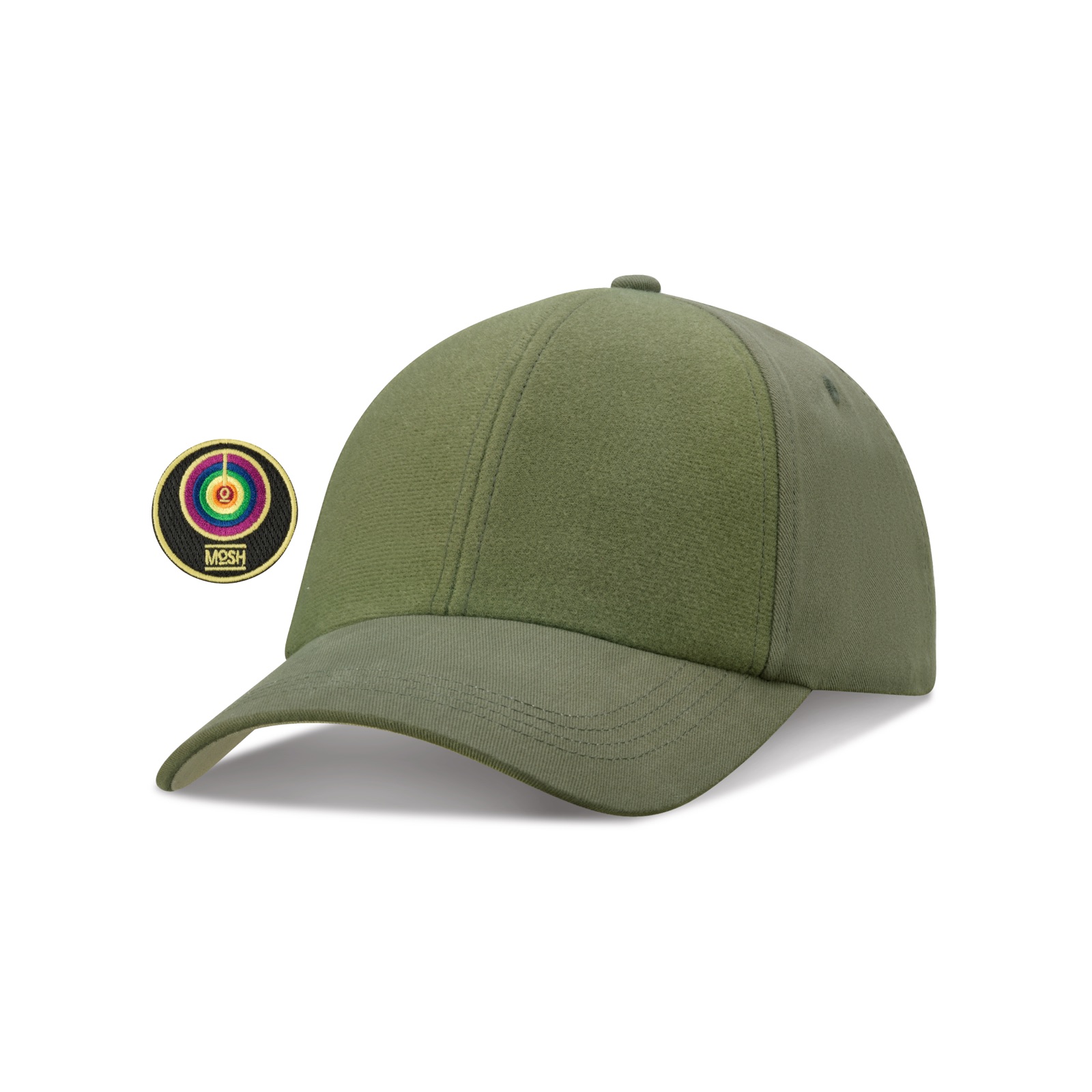 Cappellino Mosh Valentina 58 Army green 7 bodies