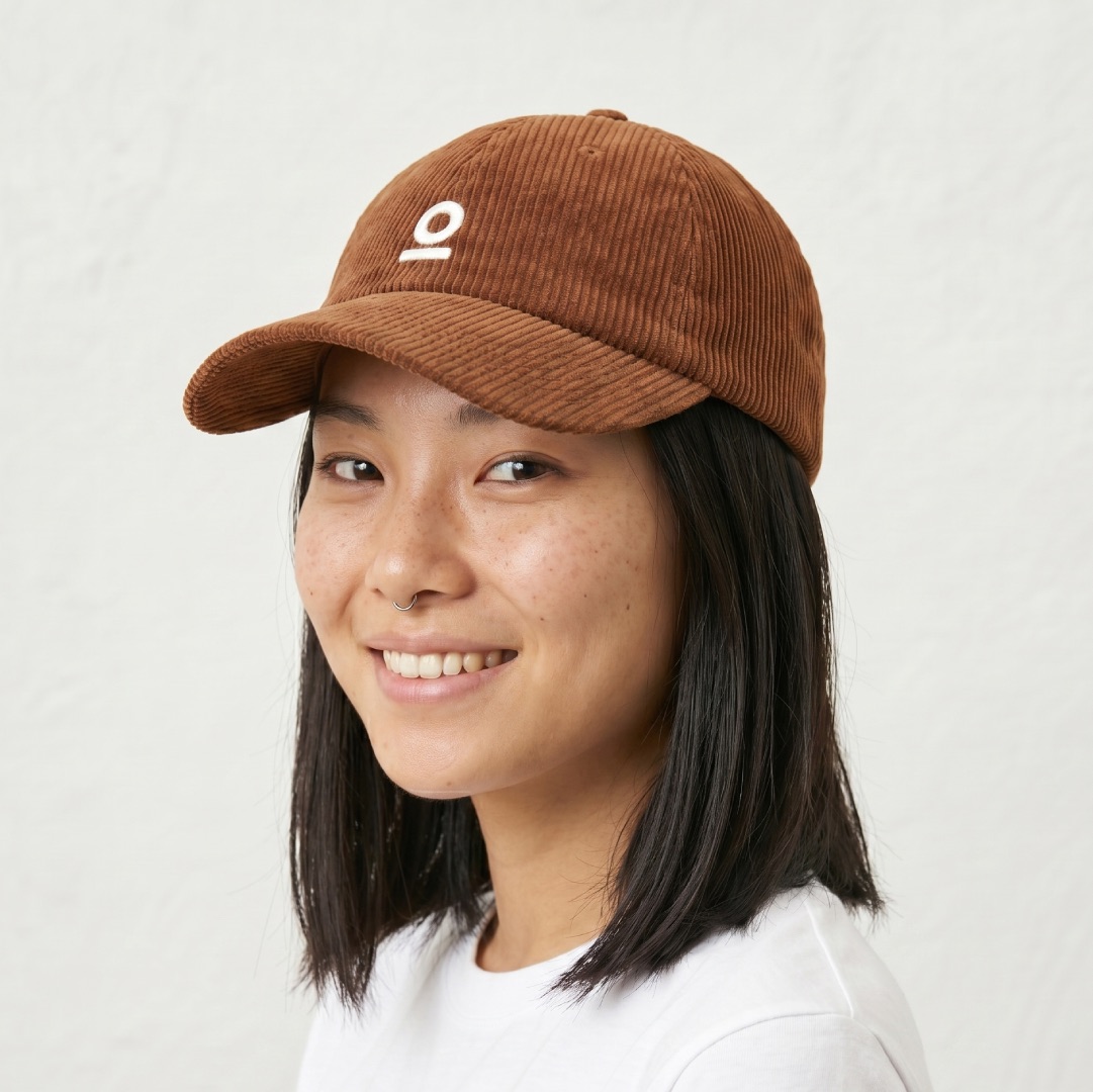 Gorra de pana Mosh Lola marrón