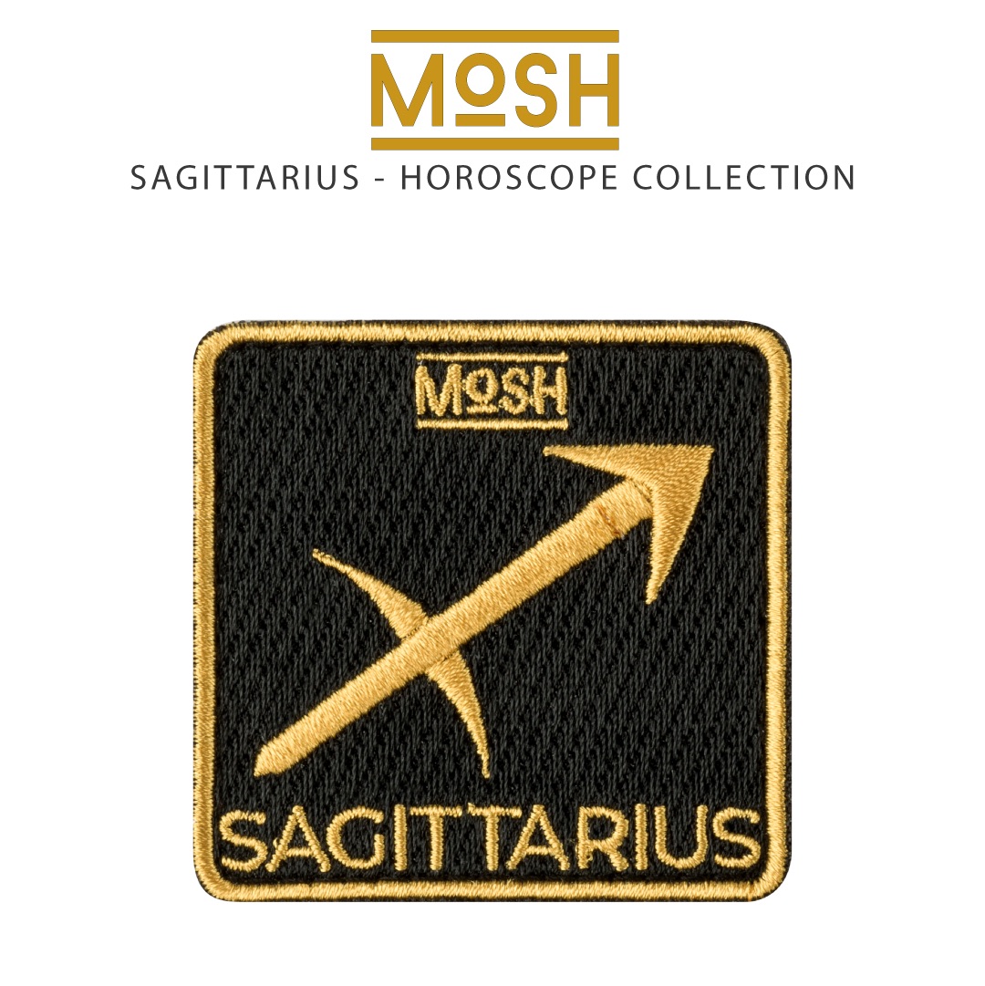 Parche Sagitario Mosh: Aventura y Sabiduría Filosófica